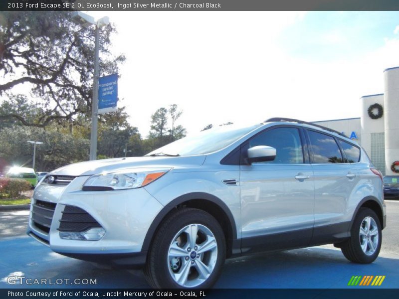 Ingot Silver Metallic / Charcoal Black 2013 Ford Escape SE 2.0L EcoBoost
