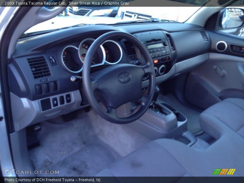 Silver Streak Mica / Graphite Gray 2009 Toyota Tacoma Regular Cab