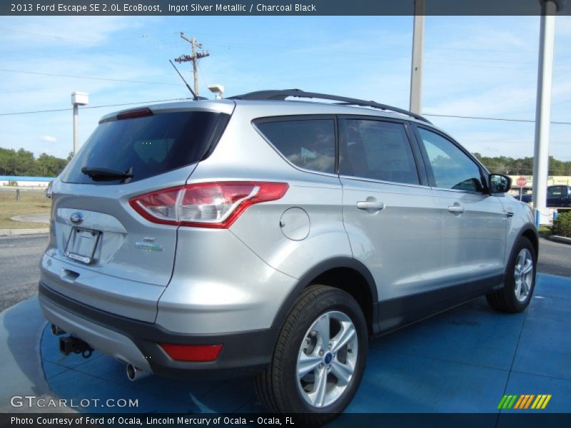 Ingot Silver Metallic / Charcoal Black 2013 Ford Escape SE 2.0L EcoBoost