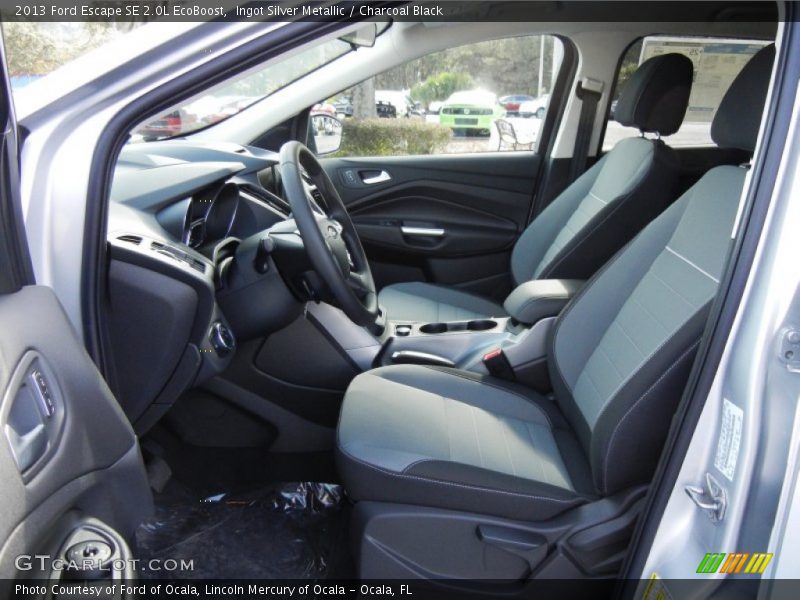 Ingot Silver Metallic / Charcoal Black 2013 Ford Escape SE 2.0L EcoBoost