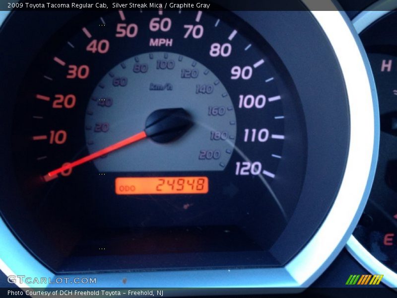 Silver Streak Mica / Graphite Gray 2009 Toyota Tacoma Regular Cab
