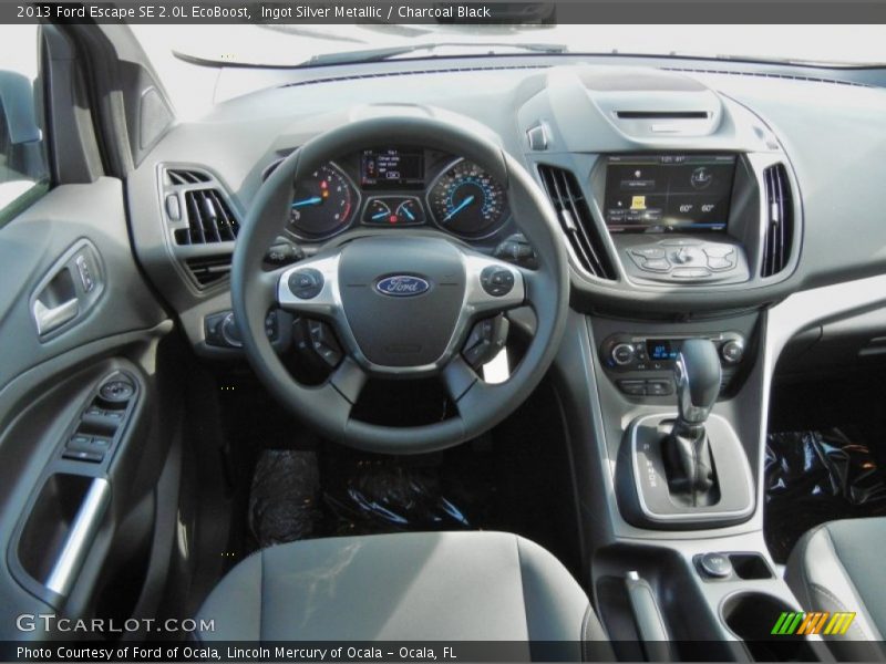 Ingot Silver Metallic / Charcoal Black 2013 Ford Escape SE 2.0L EcoBoost