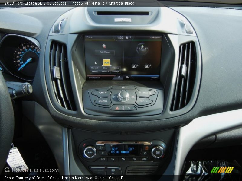 Ingot Silver Metallic / Charcoal Black 2013 Ford Escape SE 2.0L EcoBoost