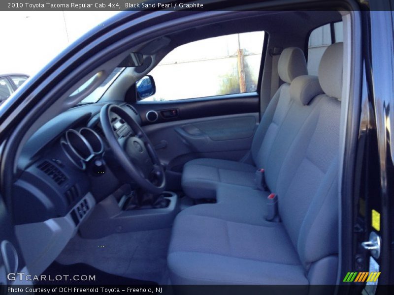 Black Sand Pearl / Graphite 2010 Toyota Tacoma Regular Cab 4x4