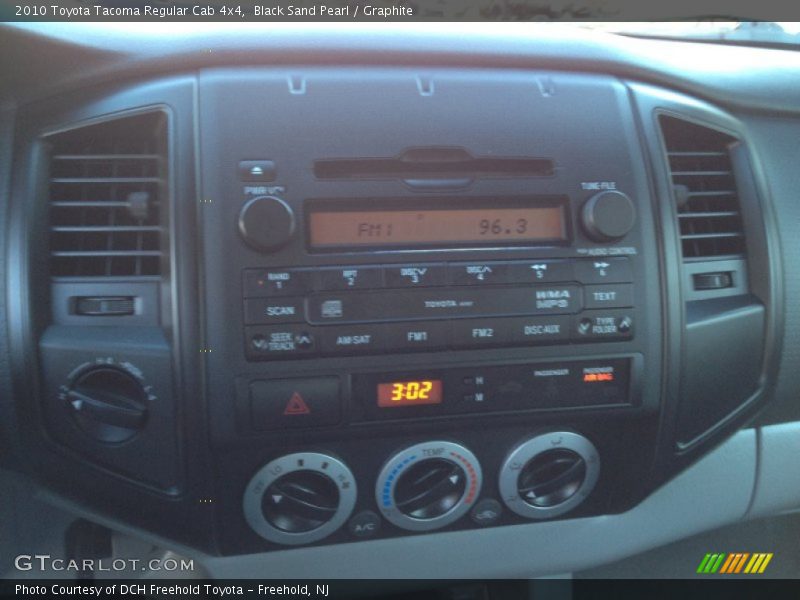 Black Sand Pearl / Graphite 2010 Toyota Tacoma Regular Cab 4x4