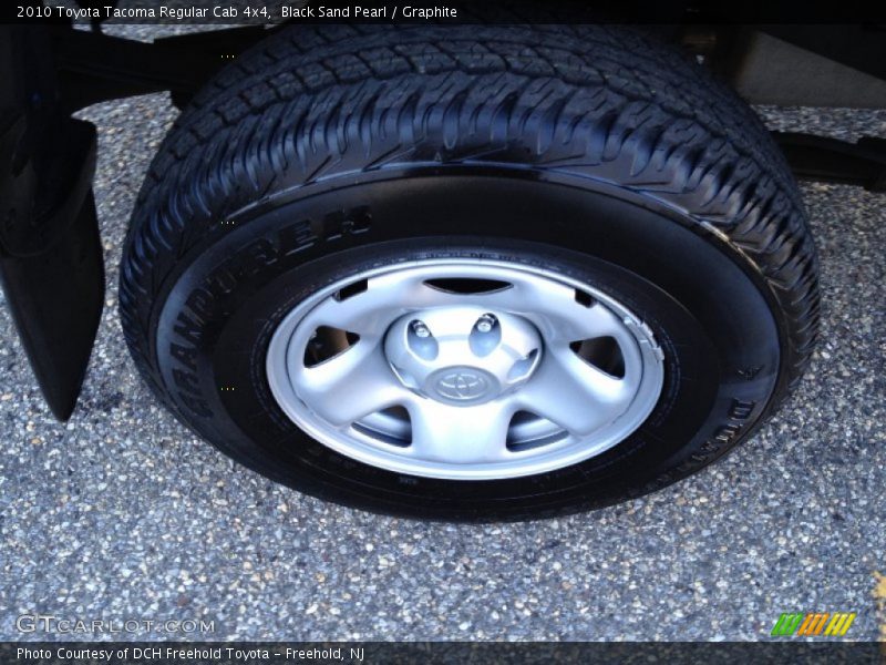 Black Sand Pearl / Graphite 2010 Toyota Tacoma Regular Cab 4x4