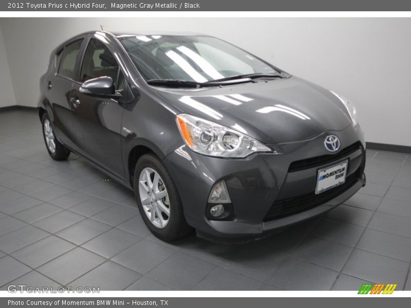 Magnetic Gray Metallic / Black 2012 Toyota Prius c Hybrid Four