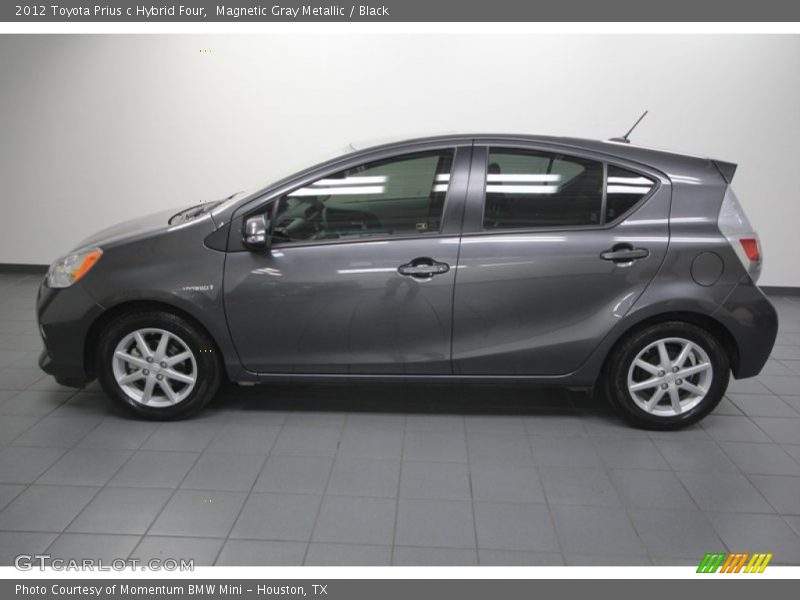 Magnetic Gray Metallic / Black 2012 Toyota Prius c Hybrid Four