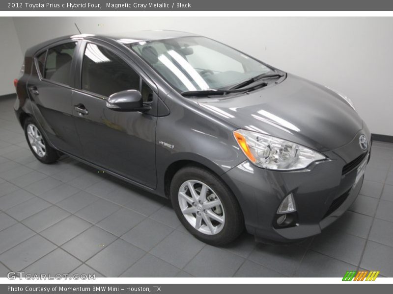 Magnetic Gray Metallic / Black 2012 Toyota Prius c Hybrid Four