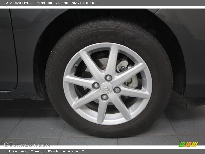 Magnetic Gray Metallic / Black 2012 Toyota Prius c Hybrid Four