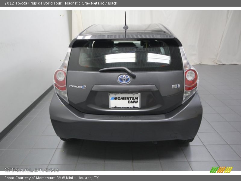 Magnetic Gray Metallic / Black 2012 Toyota Prius c Hybrid Four