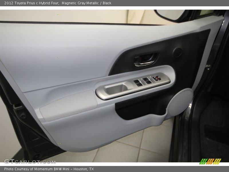 Magnetic Gray Metallic / Black 2012 Toyota Prius c Hybrid Four