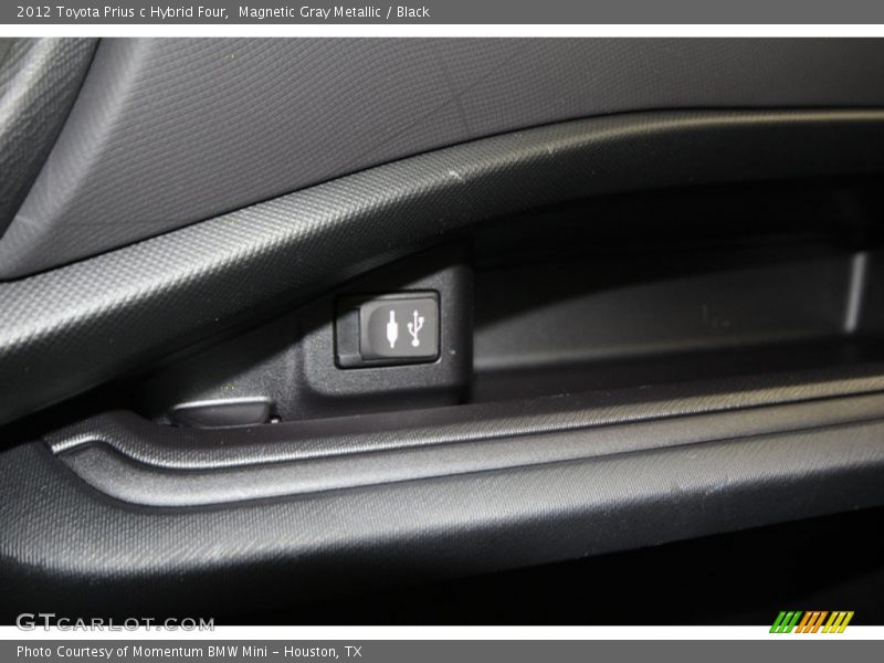 Magnetic Gray Metallic / Black 2012 Toyota Prius c Hybrid Four