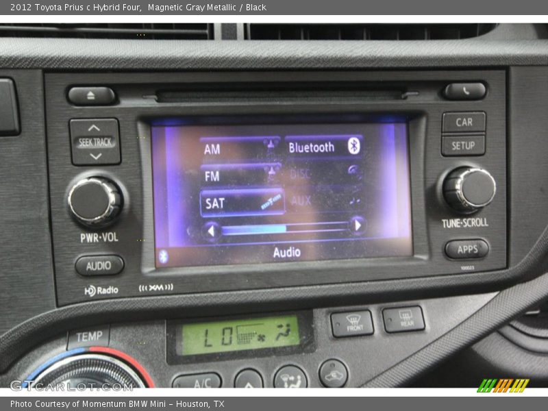 Magnetic Gray Metallic / Black 2012 Toyota Prius c Hybrid Four