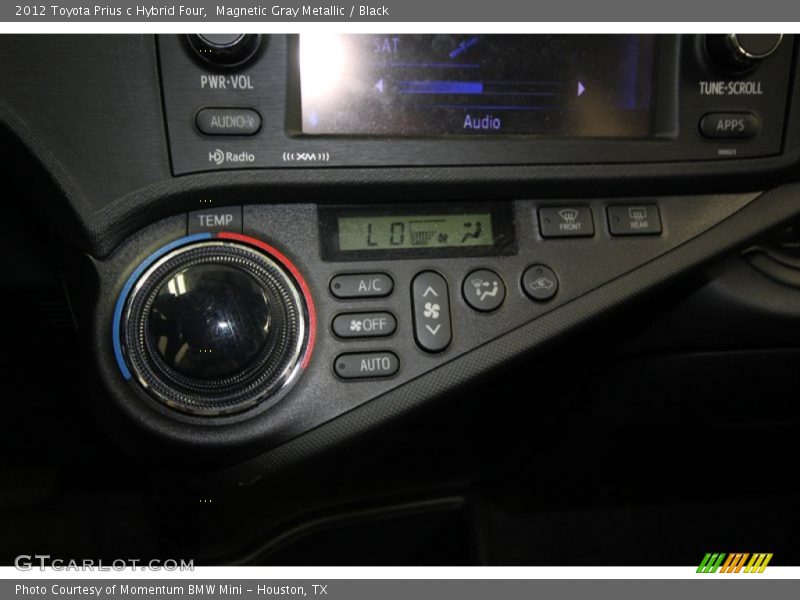 Magnetic Gray Metallic / Black 2012 Toyota Prius c Hybrid Four