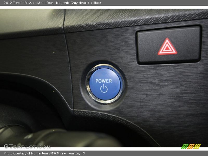 Magnetic Gray Metallic / Black 2012 Toyota Prius c Hybrid Four