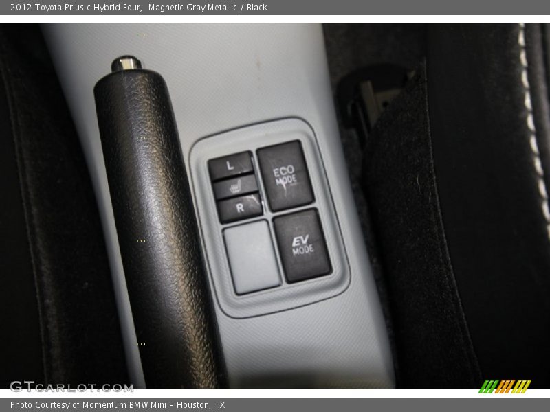 Magnetic Gray Metallic / Black 2012 Toyota Prius c Hybrid Four