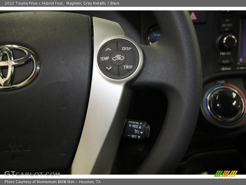 Magnetic Gray Metallic / Black 2012 Toyota Prius c Hybrid Four