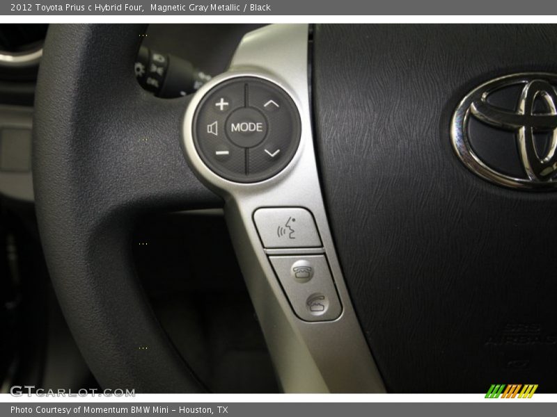 Magnetic Gray Metallic / Black 2012 Toyota Prius c Hybrid Four