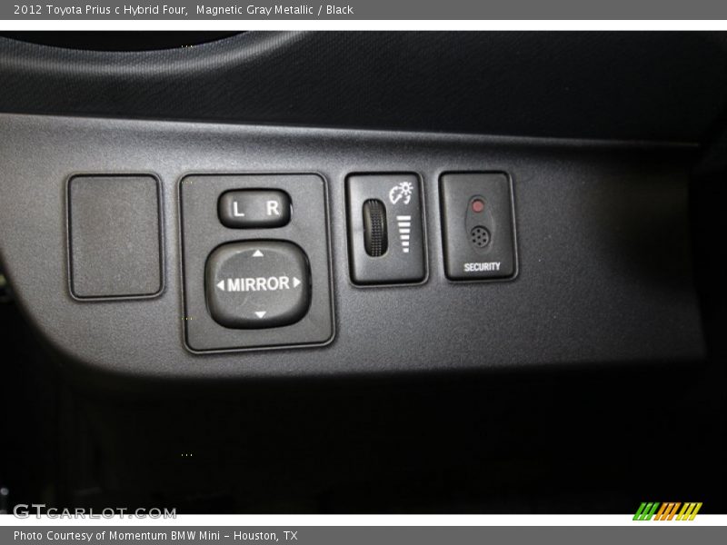Magnetic Gray Metallic / Black 2012 Toyota Prius c Hybrid Four