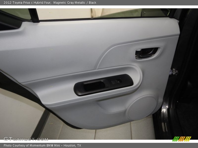 Magnetic Gray Metallic / Black 2012 Toyota Prius c Hybrid Four