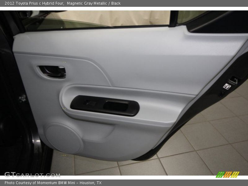 Magnetic Gray Metallic / Black 2012 Toyota Prius c Hybrid Four