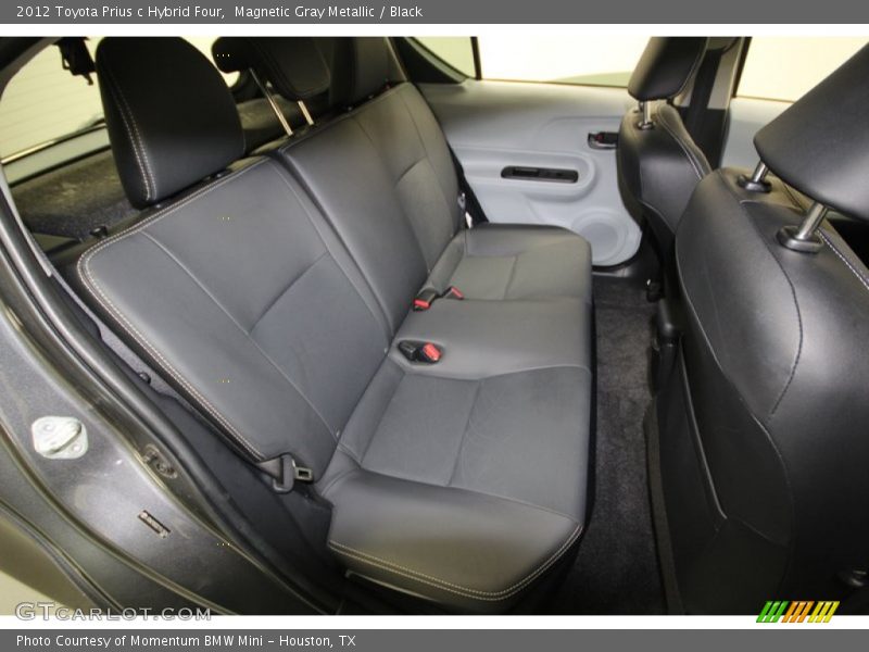Magnetic Gray Metallic / Black 2012 Toyota Prius c Hybrid Four