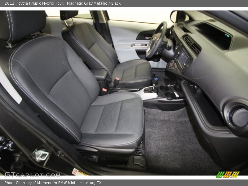 Magnetic Gray Metallic / Black 2012 Toyota Prius c Hybrid Four