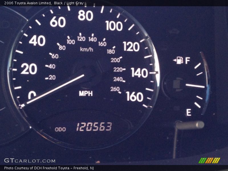Black / Light Gray 2006 Toyota Avalon Limited