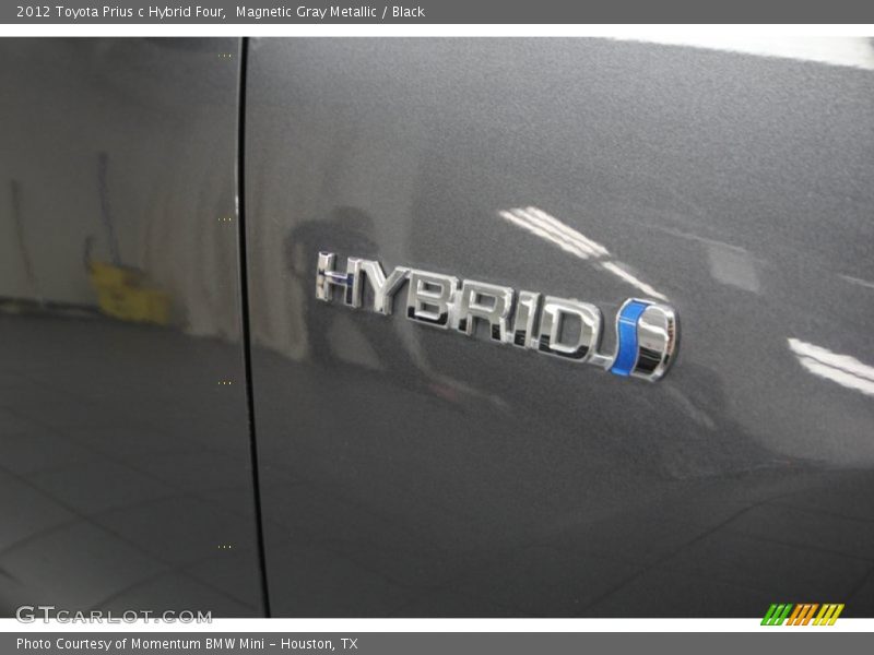 Magnetic Gray Metallic / Black 2012 Toyota Prius c Hybrid Four