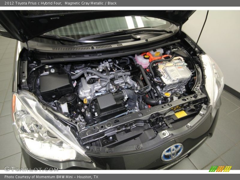 Magnetic Gray Metallic / Black 2012 Toyota Prius c Hybrid Four