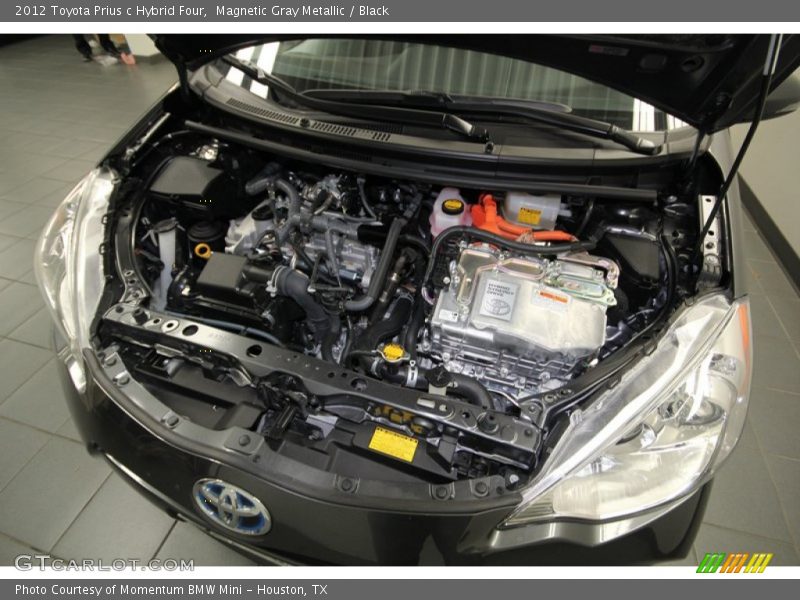 Magnetic Gray Metallic / Black 2012 Toyota Prius c Hybrid Four