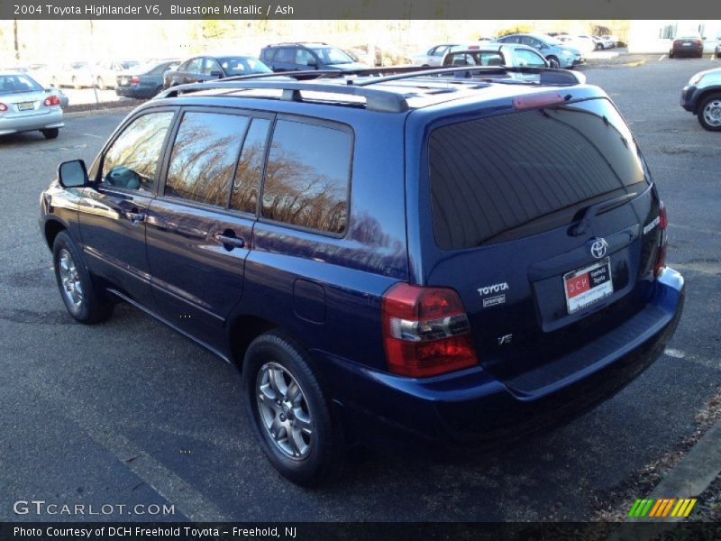 Bluestone Metallic / Ash 2004 Toyota Highlander V6
