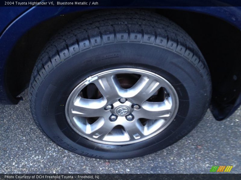 Bluestone Metallic / Ash 2004 Toyota Highlander V6