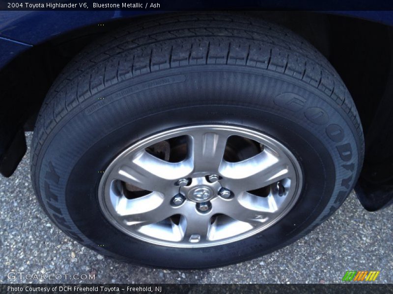 Bluestone Metallic / Ash 2004 Toyota Highlander V6
