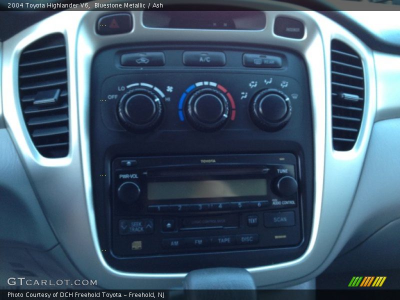 Bluestone Metallic / Ash 2004 Toyota Highlander V6