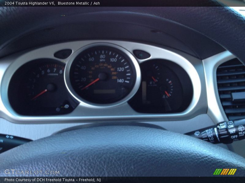 Bluestone Metallic / Ash 2004 Toyota Highlander V6