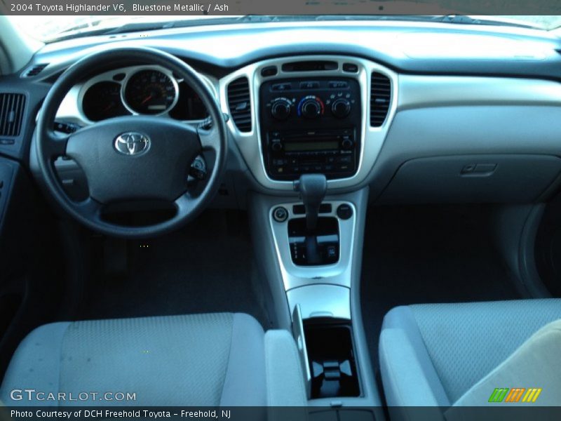 Bluestone Metallic / Ash 2004 Toyota Highlander V6