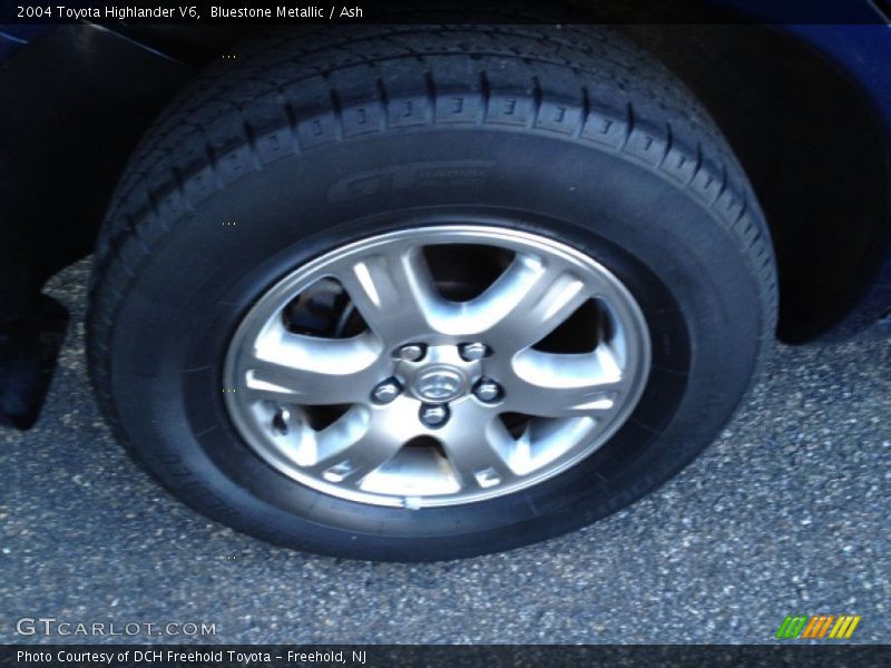 Bluestone Metallic / Ash 2004 Toyota Highlander V6