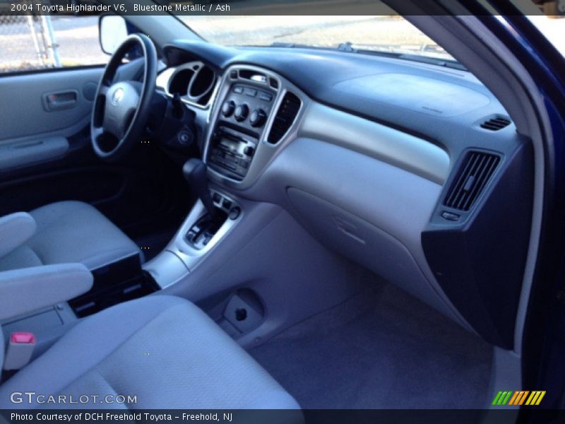 Bluestone Metallic / Ash 2004 Toyota Highlander V6