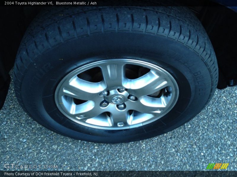 Bluestone Metallic / Ash 2004 Toyota Highlander V6