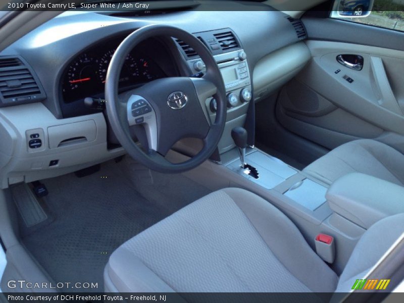 Super White / Ash Gray 2010 Toyota Camry LE