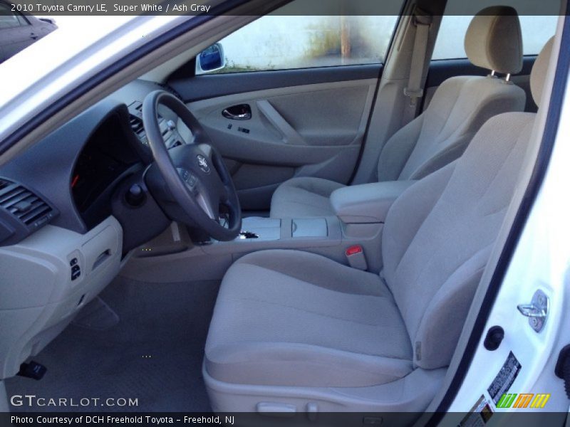 Super White / Ash Gray 2010 Toyota Camry LE