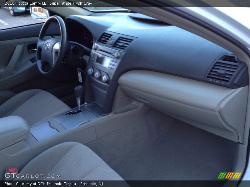 Super White / Ash Gray 2010 Toyota Camry LE