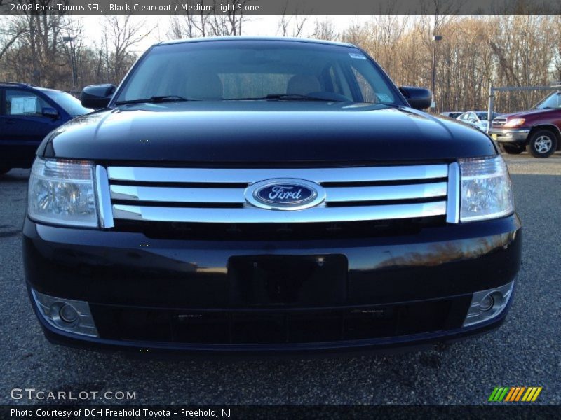 Black Clearcoat / Medium Light Stone 2008 Ford Taurus SEL