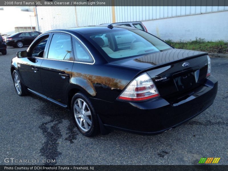 Black Clearcoat / Medium Light Stone 2008 Ford Taurus SEL