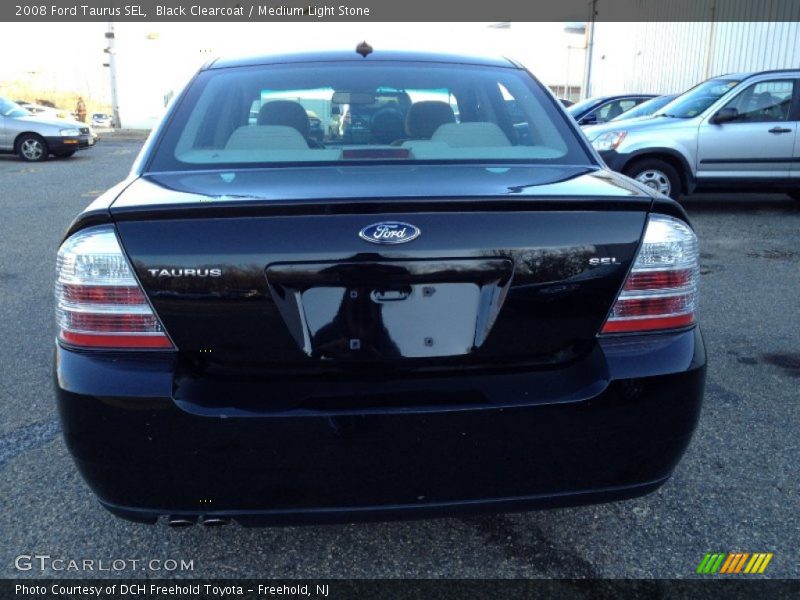 Black Clearcoat / Medium Light Stone 2008 Ford Taurus SEL