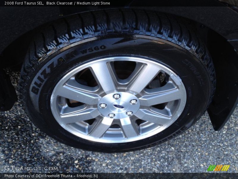 Black Clearcoat / Medium Light Stone 2008 Ford Taurus SEL