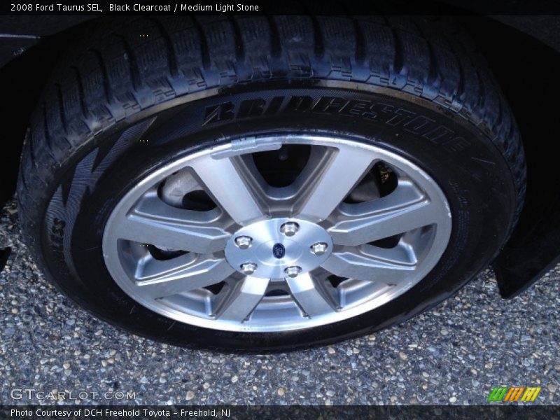 Black Clearcoat / Medium Light Stone 2008 Ford Taurus SEL