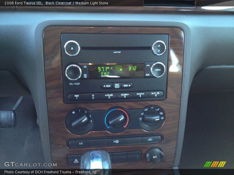 Black Clearcoat / Medium Light Stone 2008 Ford Taurus SEL